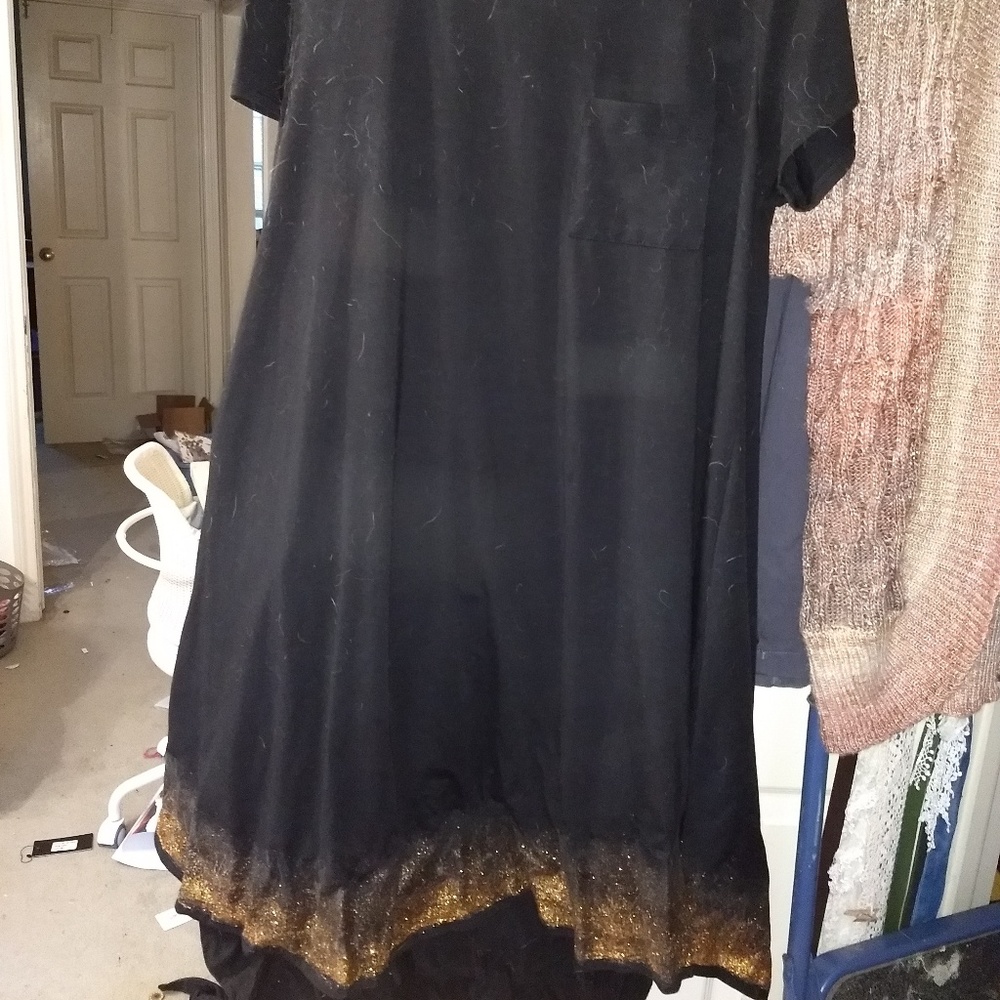 glitter dipped LuLaRoe Carly 2xl